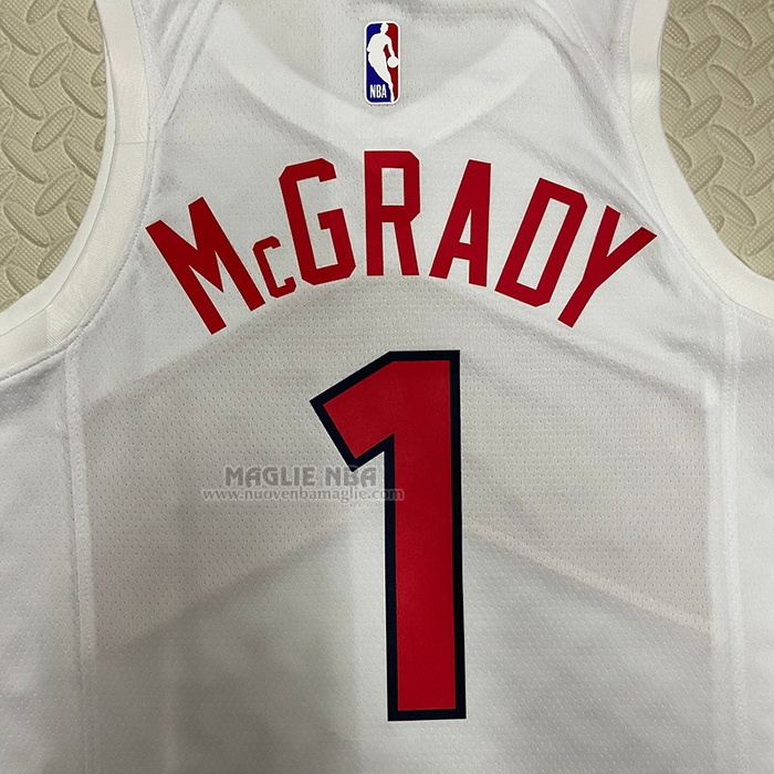Maglia
 Tracy Mcgrady NO 1 Toronto Raptors Association 2022-23 Bianco
